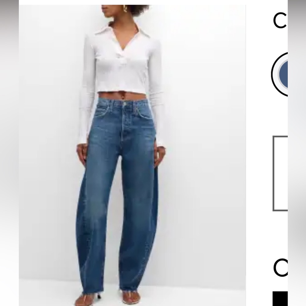 BLANK NYC  barrel legs Jean